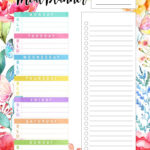 Vegetarian Meal Planner Week 2 Free Printable The Cottage Market